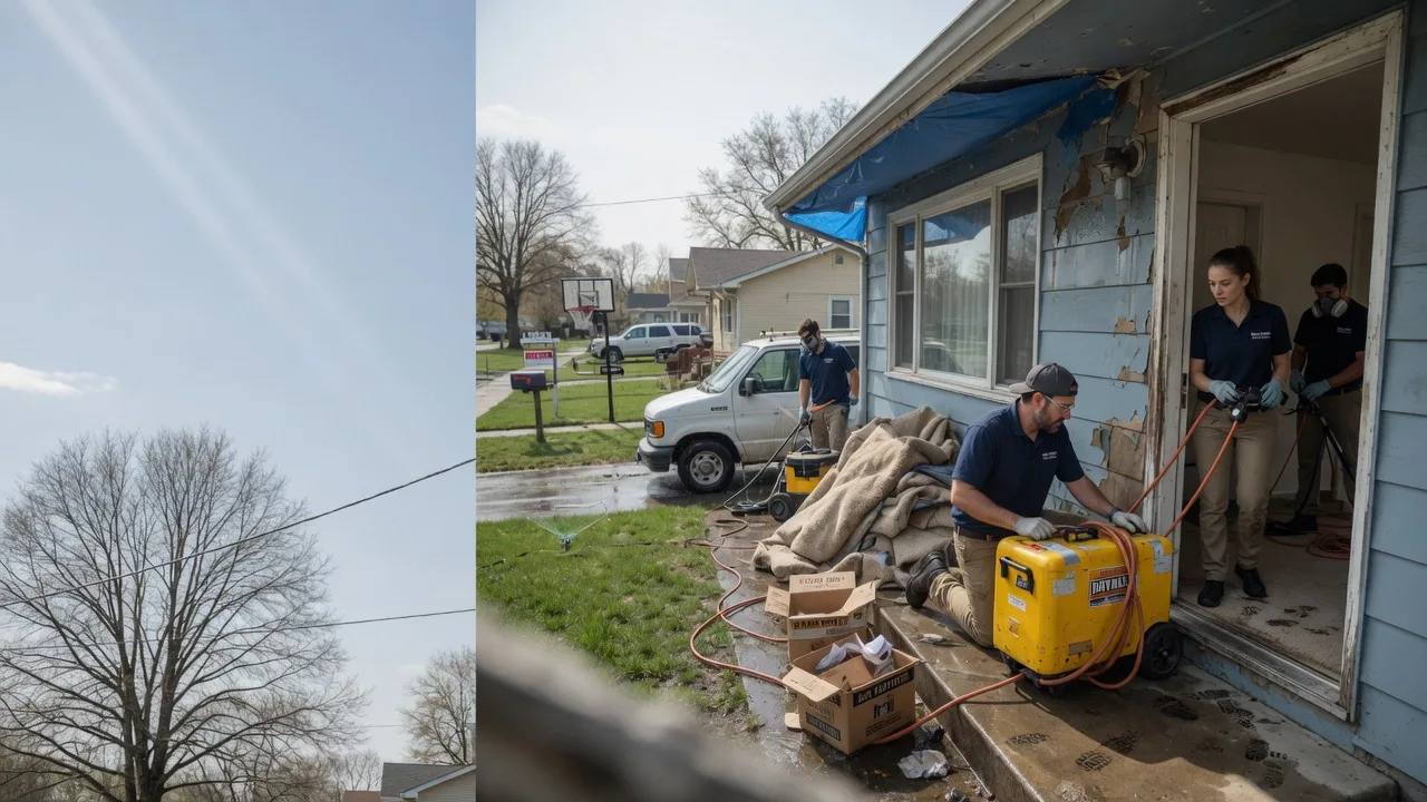 Basement Flood Cleanup in Humboldt, IL near me